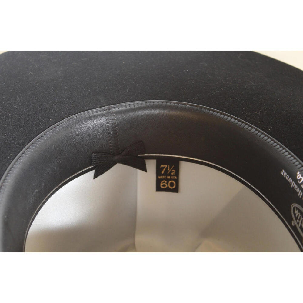 Justin Black Cowboy Hat Sz. 7 1/2 XTWENTYX - Picture 15 of 15